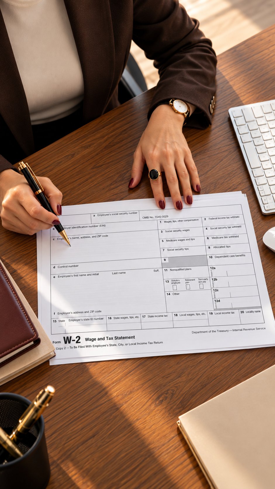 Preparación de un formulario W-2